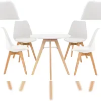 CLP Essgruppe Livik I Set aus 4x Stuhl Linares