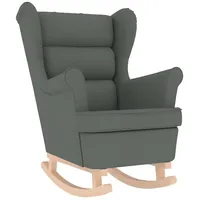 VidaXL Schaukelsessel Dunkelgrau 74x90x102 cm Stoff