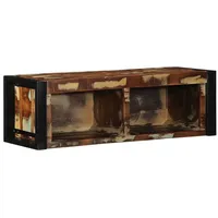 VidaXL TV-Schrank Mehrfarbig 80x30x25 cm Altholz Massiv