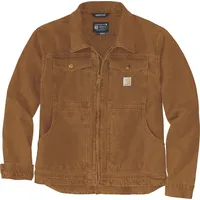 CARHARTT Duck Relaxed-Fit, Textiljacke - Braun - M