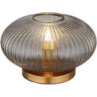GLOBO Tischlampe Rauchglas 1 St.