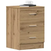 VidaXL Nachttische 2 Stk. Artisan-Eiche 38x35x55 cm Holzwerkstoff