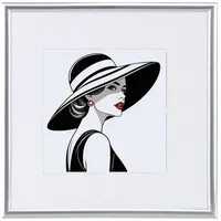 Ideal Trend New Lifestyle Kunststoff Bilderrahmen quadratisch Foto Rahmen