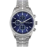 Breil Herren Armbanduhr Captain mit silberfarbenem Stahlarmband, 10 Bar,