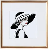 Ideal Trend New Lifestyle Kunststoff Bilderrahmen bronze 50x50 cm