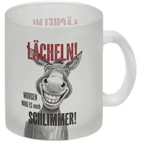 Speecheese Grinsender Esel - Lächeln Morgen wird es schlimmer