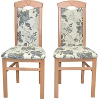 Moebel-direkt-online möbel direkt online 4-Fuß-Polsterstuhl 2Stühle