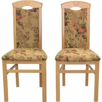 Moebel-direkt-online möbel direkt online 4-Fuß-Polsterstuhl 2Stühle