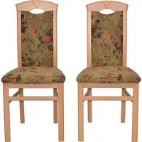 Moebel-direkt-online möbel direkt online 4-Fuß-Polsterstuhl 2Stühle