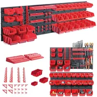 Kistenberg Werkzeugwand 61-tlg. 160 x 40cm inkl. Lagerkästen und