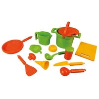 Lena Eco Sandset Kochen, 14-teilig, Natur Netz