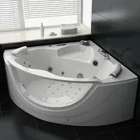 Purehaven PureHaven, Whirlpool 150x150 cm elegantes Design Heizung Lichttherapie