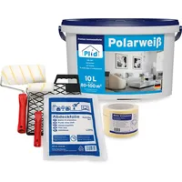 Plid Plid® Polarweiss Innenfarbe Weiß - geruchsarme Wandfarbe &