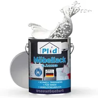 Plid Möbellack 2,5L Weiß Glänzend / Türenlack Holzlack Spielzeugfarbe