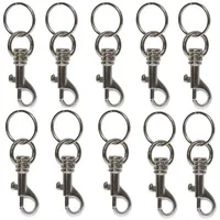 BASI Gürtelhalter Karabinerhaken, 80 mm mit Schlüsselring, 1 VE