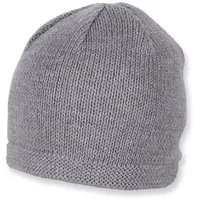 Sterntaler Strickmütze silber melange, 39 cm