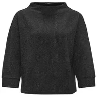 Opus Sweatshirt Gesche in schwarz silber | Gr.: 38
