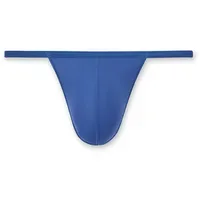 HOM G-String unifarben Blau S 2er Pack