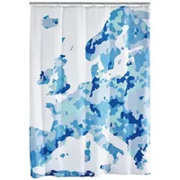 RIDDER Duschvorhang Europe 180 x 200 cm blau
