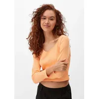 QS T-Shirt in 2130_mango | Gr.: L