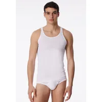 SCHIESSER Unterhemd "Classics", Herren, Gr. 8, N-Gr, weiß (100,