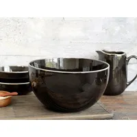 Chic Antique Calais Salatschüssel H14/D25 cm schwarz