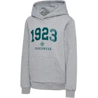 Hummel hmlNIPPS Jungen Kapuzenpullover - Light Grey Melange 104