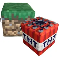Phoenix group AG Minecraft Sitzhocker 2er Set, gepolstert, Grasblock