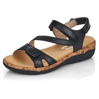 Remonte Riemchensandalen Damen Schwarz 40
