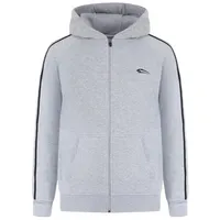 SMILODOX Zip Hoodie Miran Grau Melange asphaltgrau M