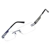 Fossil Brillengestell aus Metall in Dunkelblau | Gr.: onesize