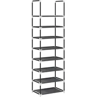 VidaXL Schuhregal 44 x 145 x 28 cm schwarz