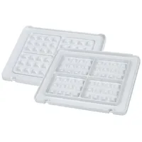 Genius 2 Stücke Waffelplatte Cerafit Edition, Zubehör für Kontaktgrill