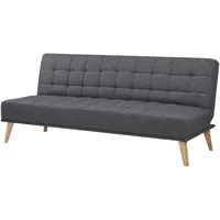 [en.casa] Schlafsofa Pukkila 3-Sitzer Sofa mit Schlaffunktion Schlafcouch Polstersofa