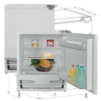 Nobilia LKS82F Einbaukühlschrank (134 l, 818 mm hoch)
