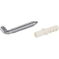 Hettich Schrank-Aufhängehaken 46103, Durchmesser 6x50mm Stahl verzinkt