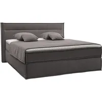 Musterring Boxspringbett MUSTERRING "JustB SC100", grau (taupe), B:200cm L:215cm,