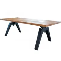 KAWOLA Esstisch REY Akazie massiv Gerade Kante 280x100cm