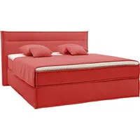 Musterring Boxspringbett MUSTERRING "JustB SC100", rot (rot, orange), B:200cm