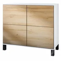 Vladon Kommode Rova V3 (Moderner Küchenschrank, mit 4 Push-to-Open