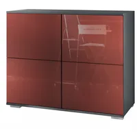 Vladon Kommode Rova V3 (Moderner Küchenschrank, mit 4 Push-to-Open