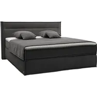 Musterring Boxspringbett MUSTERRING "JustB SC100", schwarz, B:200cm L:215cm, Komplettbetten,