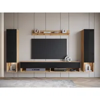 Home Affaire Wohnwand HOME AFFAIRE "AMADEO II", braun (eichefarben