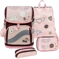 Belmil Smarty Plus Premium Schulranzen Set 4-teilig "Glam"