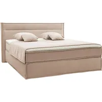 Musterring Boxspringbett MUSTERRING "JustB SC100", beige (hellbeige), B:200cm L:215cm,