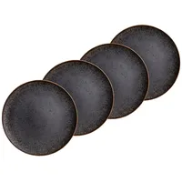 Mäser Powerful Dessertteller-Set schwarz/braun, 4-tlg. (935518)