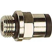 Riegler Gerade Steckverschraubung »click-clock«, G 1/4 a., Schlauch- Ø6