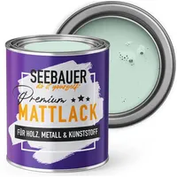 Seebauer DIY Mattlack Türkis 750ml für Innen & Außen