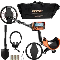Vevor Metalldetektor Kit für Erwachsene Multifunktionaler Profi-Detektor mit 7