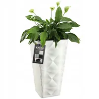 Kadax Blumentopf mit Einlage, Pflanzkübel aus Kunststoff, 30 cm,